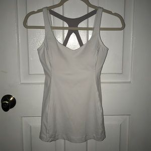 Lululemon White Tank Top
